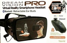 Tzumi Dream Vision VR Smartphone Headset Pro, Black ,The Guardian Version