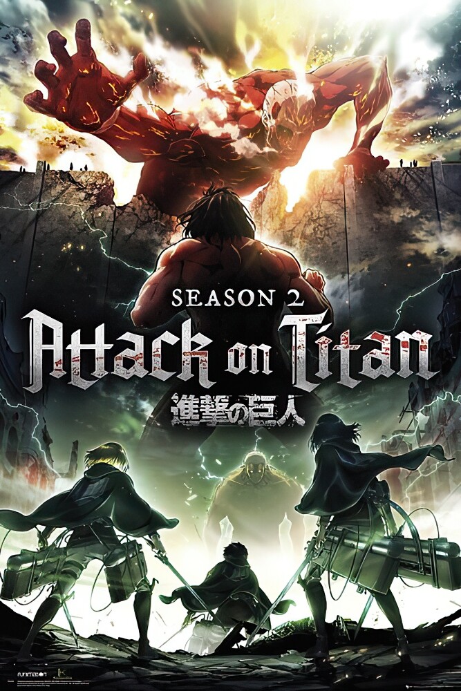 Attack On Titan - Manga / Anime TV Show Poster / Print (Season 2 Key