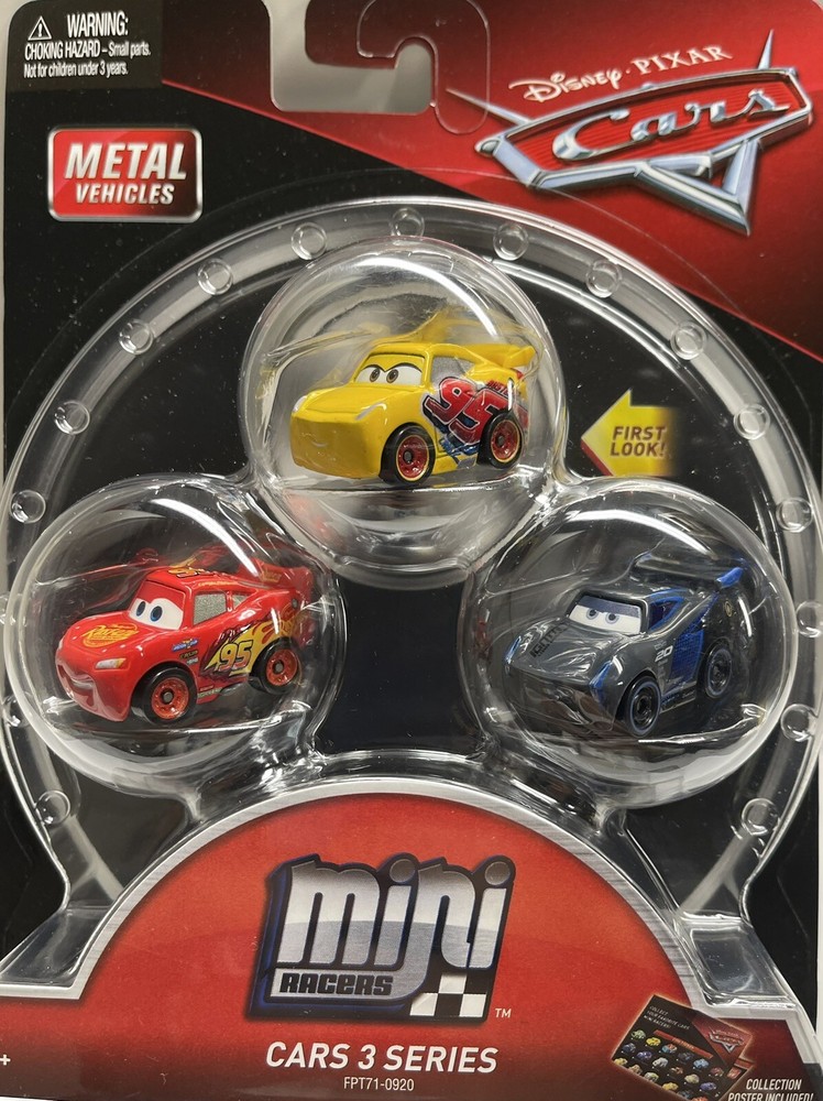 Disney Pixar Cars 3 Series Mini Racers Jackson Storm Lightning RUST-EZE Cruz