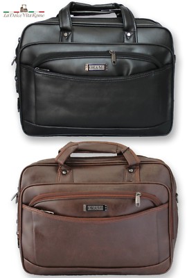 Borsa Uomo da Lavoro Tracolla Pelle Ventiquattrore Messenger