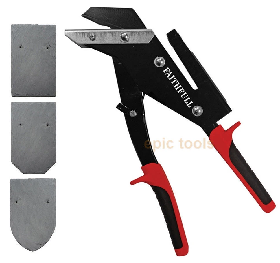 FAITHFULL 35mm Slate Slater Cutting Roofers Tile Cutter Hole