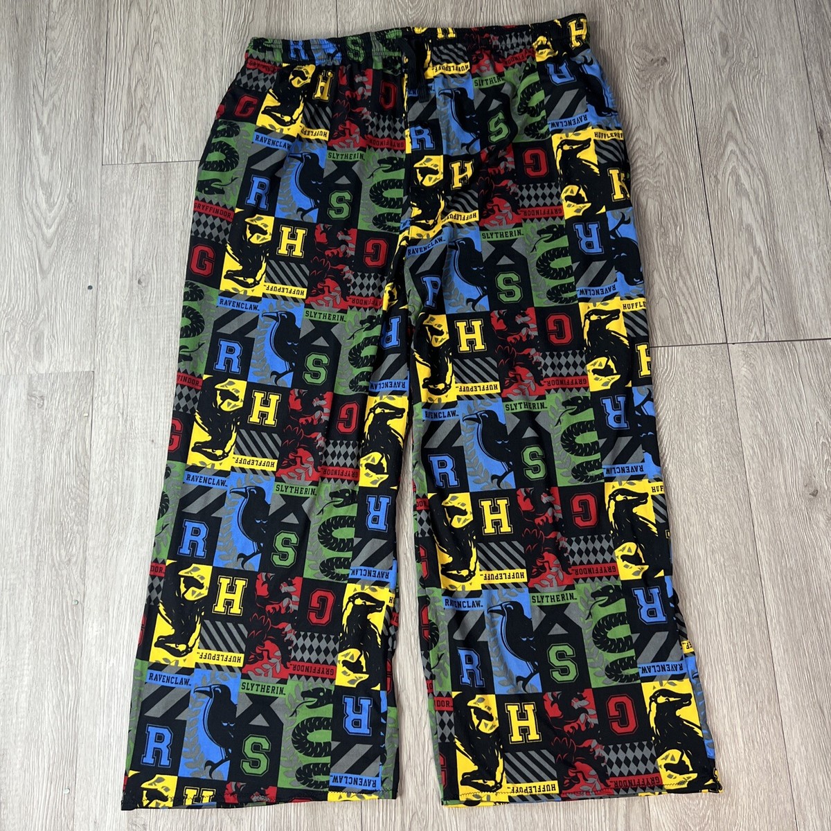 Harry Potter Hogwarts Gryffindor Hufflepuff Slytherin Pajamas