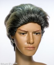 Wig Men's Gray/Blonde Swept Back Style Multi Character Costume Wig