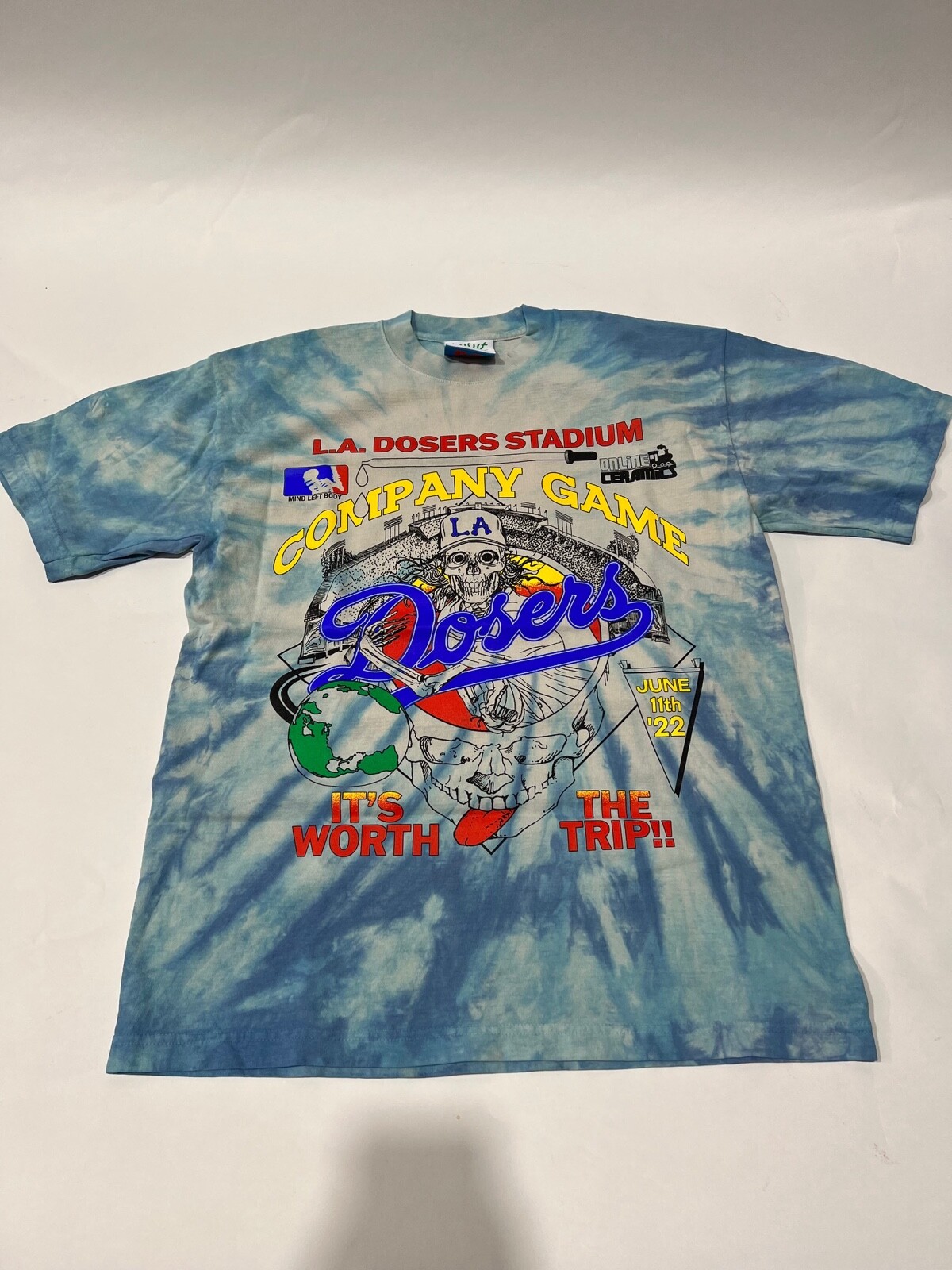 Online Ceramics LA Dosers Hand Dyed Studio T-Shirt Worth The Trip-image