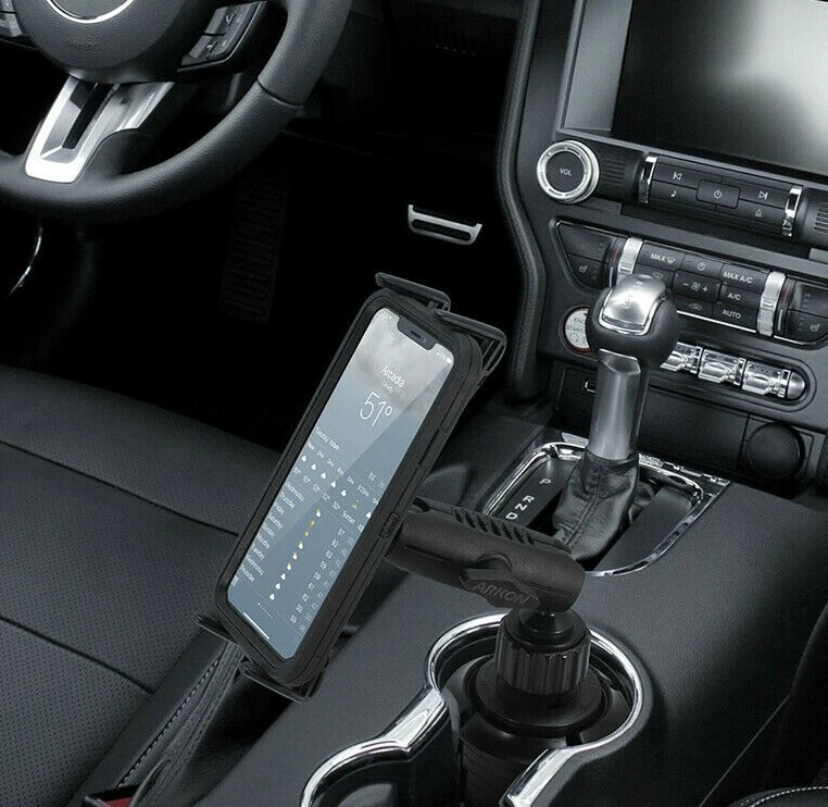 Arkon SM6RM023 Car Robust Custom Cup Holder Phone Mount f/ iPhone Samsung LG HTC - Image 4 of 4