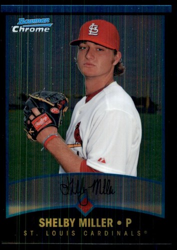 2011 Bowman Chrome Throwbacks Shelby Miller St. Louis Cardinals #BCT14