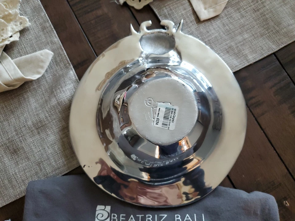 NUEVO Beatrice Ball Fine Metalware - Crab Dip Ball Foto 4 de 4
