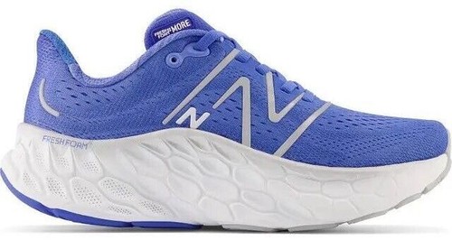 New Balance Fresh Foam X More V4 Shoes Mens Sz 8 White Blue Max Cushion Running Road Trail Run: New Balance Fresh Foam X More v4: Is Yet  main image 2