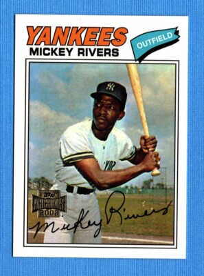 Mickey Rivers Rookie Card 2002 Topps Archives #170 Mickey Rivers New York Yankees 1977 | eBay