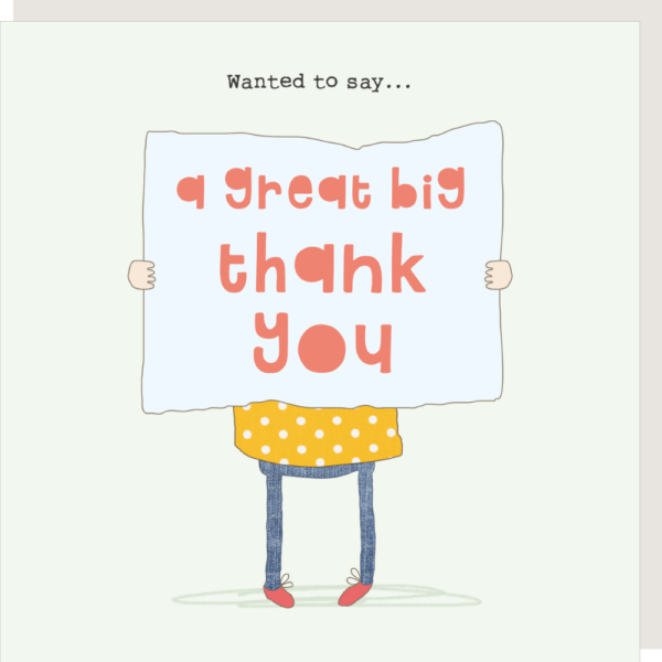 Lovely A Great Big Thank You Greeting Card - Rosie Made a Thing Gin & Frolics