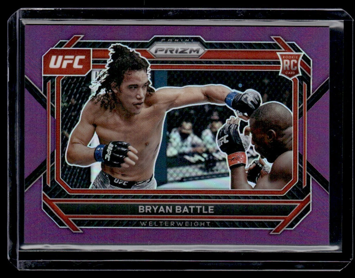2023 Panini Prizm UFC Prizms Purple #58 Bryan Battle /149