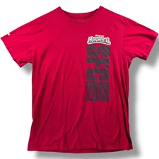 Snap-on Monumental SFC 2019 Mens L Large Graphic Print Red T Shirt Hanes Cotton