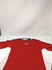 Under Armour zone t-shirt athletic shirt NWT boys' M YMD red