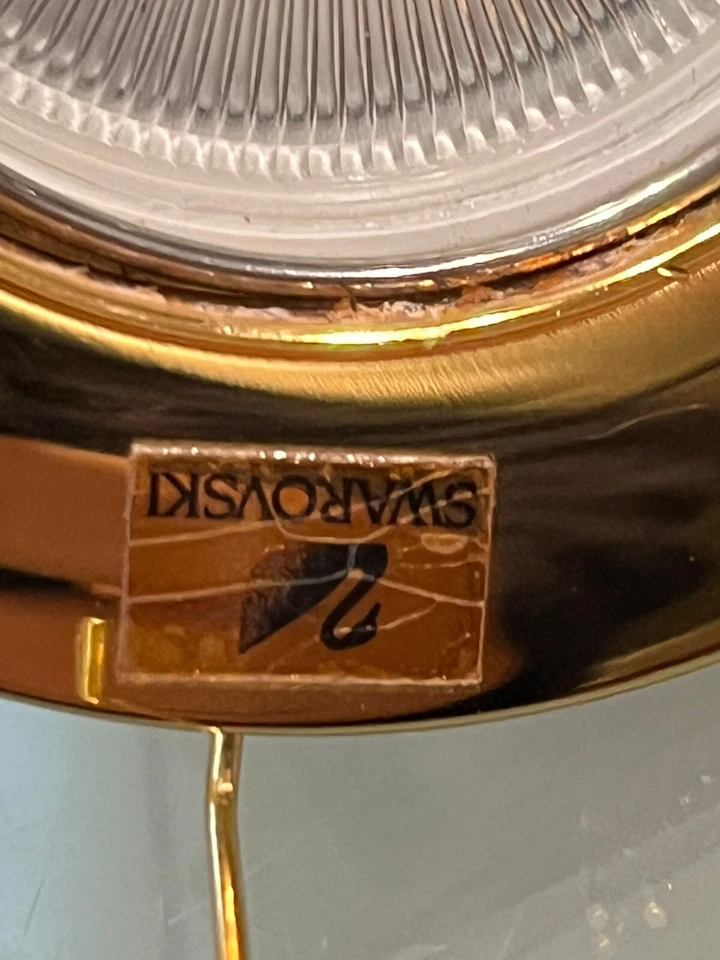 Swarovski Modern Light Crystal Lampe Gold Lighting Original Preis für 1 - Image 3 of 4