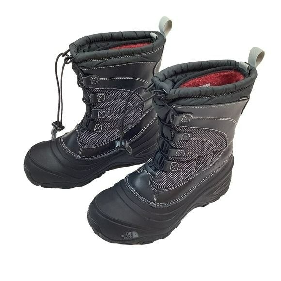 North Face Alpenglow IV Thermafelt Insulated Winter Boots Mens 6 The North Face Alpenglow IV Size 6 Shoes Light Blue Lined  main image 4
