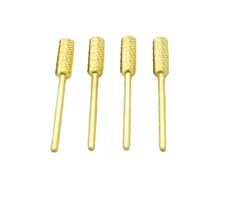 Startool Acrylic Nail Drill 3/32 STC Coarse (Small Head) Gold ( 4 Piece )