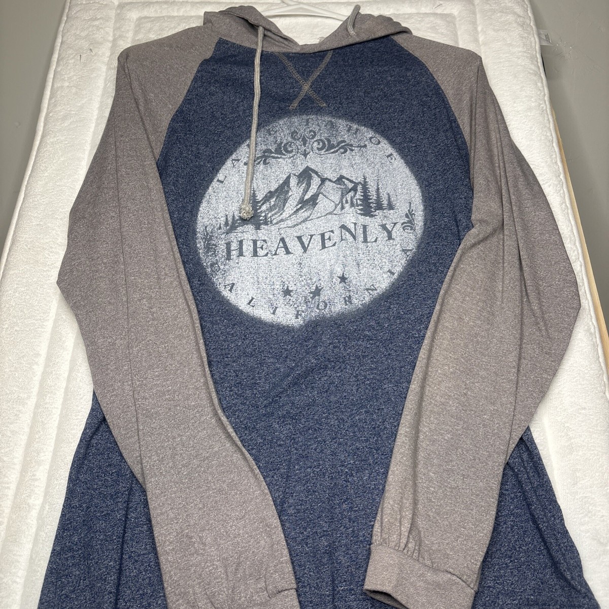Heavenly Lake Tahoe Salt Creek  Mens Small Gray Skiing Snowboarding Outdoors