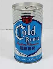 Vintage Cold Brau Beer Can - Pull Tab - Opened from Bottom - Cold Spring Mn Nice