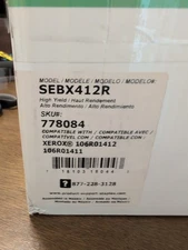 High Yield Toner SEBX412R use w/ Xerox 106R01412 Staples sealed contents