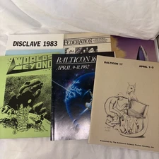 Vtg Chicon Constellation Unicon Sci Fi Convention Program Lot 1980s