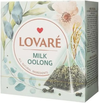 Lovare Tea Milk Oolong 15x2GR Pyramids | Ukraine | Fresh | New | FREE SHIP!