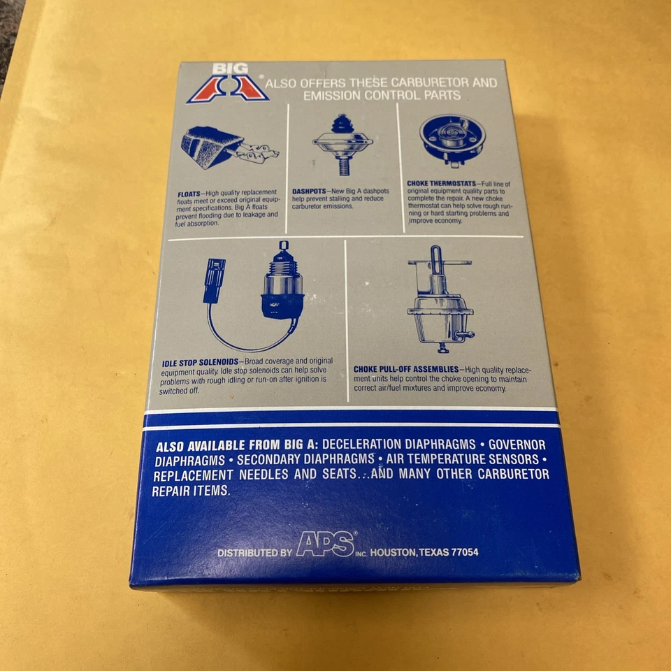 NOS Hygrade 689 Carburetor Kit In BigA Box! Made In USA! Free Shipping! - Image 3 of 4