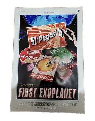 51 Pegasi b First Exoplanet NASA Space Tours Travel Wall Art Print. 20''×30'' 