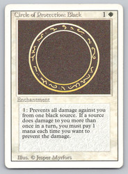 Circle of Protection: Black (Revised Edition) Magic: The Gathering