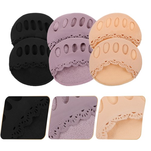 3 Pairs Toe Socks Splitter Spacers Separators Woman Stretching Breathable - Picture 6 of 12