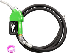   CLOUNDPIVOT 3/4  NPT Auto-Shutoff Fuel Nozzle W/Fuel Transfer Hose Kit, 16 GPM F