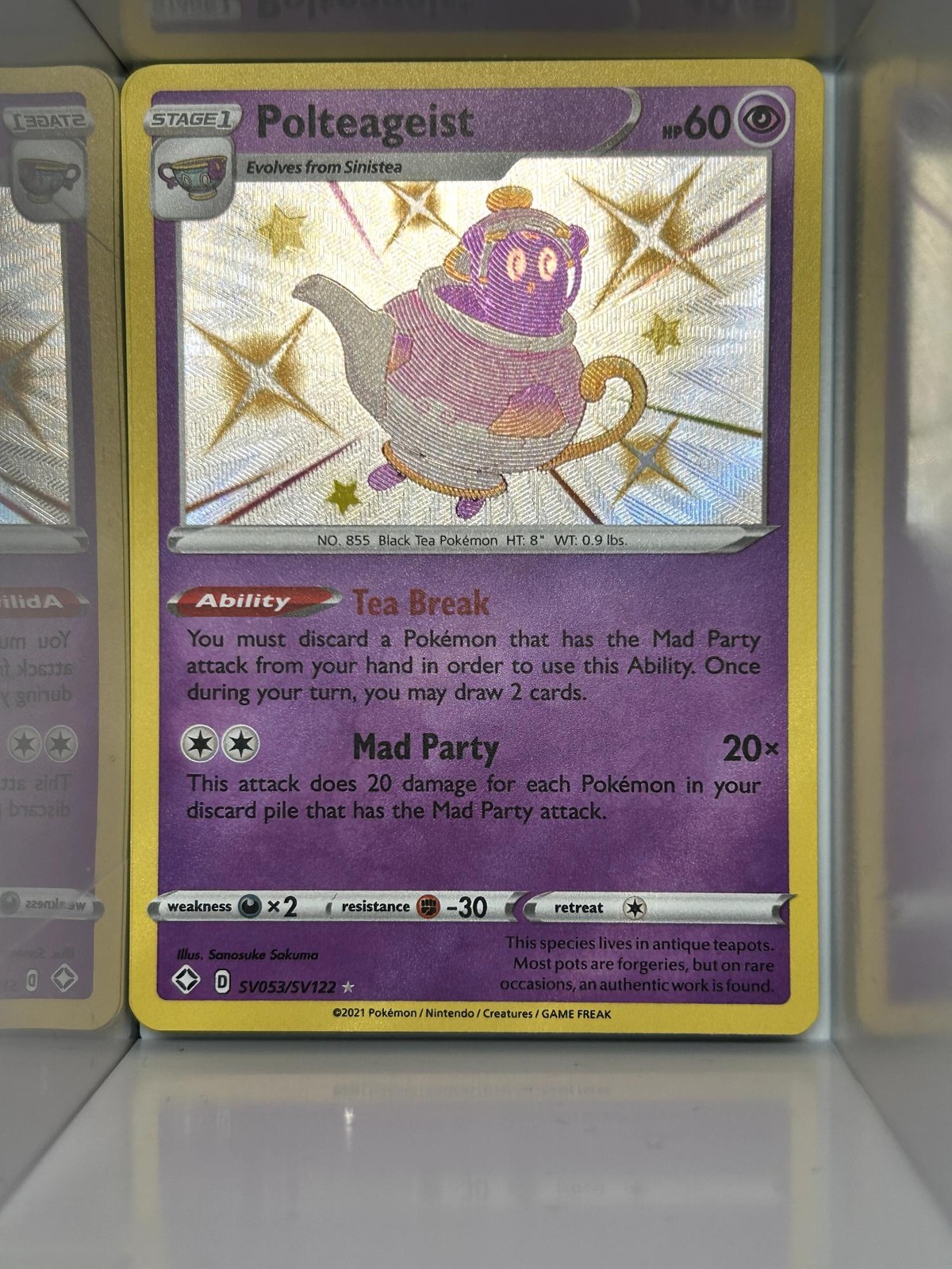 Polteageist 2021 Sword & Shield: Shining Fates #SV053 Shiny Rare Price Guide - Sports Card Investor Polteageist 2021 Sword & Shield: Shining Fates #SV053 Shiny Rare Price Guide - Sports Card Investor