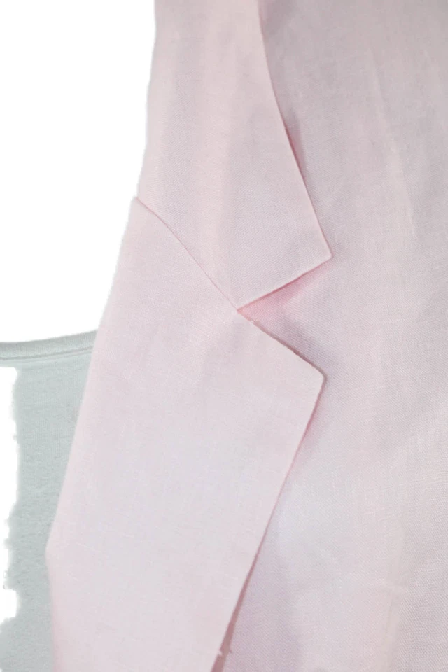 Chaqueta Blazer Kimberly Taylor Mujer Doble Pecho Muescas Solapa Rosa XS Foto 2 de 4