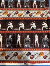 Elvis Cotton Fabric 1.5 Yards VIP EXCLUSIVE