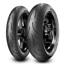 COPPIA GOMME MOTO 120/70ZR17 (58W) + 190/55ZR17 (75W) METZELER SPORTEC M9 RR