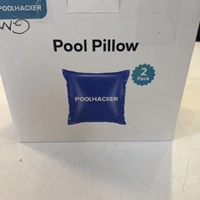 2 Pack Poolhacker Air Pillow for Swimming Pool Winter Pool Cover - 4' x 4'