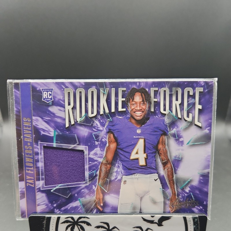 2023 Panini Absolute - Rookie Force Zay Flowers #RF-14 (MEM, RC)