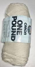 Caron One Pound . 1 partial pk. Off White.  I Combine Ship, Request Total.