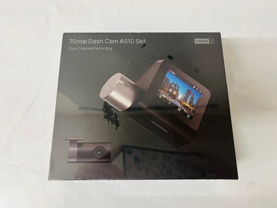 70mai Dash Cam A510 Set with Sony Starvis 2, Front+Rear- NEW/SEALED