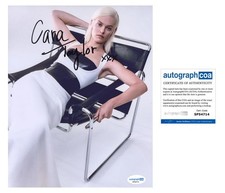 Cara Taylor AUTOGRAPH Signed Fashion Model Autographed 8x10 Photo ACOA