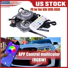 LED RGBW Angel eyes DRL Modules For BMW F90 M5 G30 530i 540i Adaptive Headlight