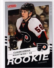 08/09 UD VICTORY CLAUDE GIROUX RC ROOKIE CARD #204. rookie card picture