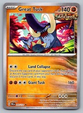 Pokemon TCG SV: Prismatic Evolutions Great Tusk 055/131