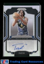 2024-25 Panini Prizm #RPE-TNW Tristen Newton Rookie Penmanship Prizms Silver