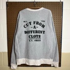 Vintage Rocawear Sweatshirt Mens 2XL Gray Jay Z Y2K Prison Jail Stencil Hip Hop