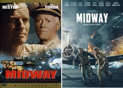World War II Double Feature Midway Original & Midway Remake 2 DVD