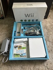Nintendo Wii White Console Complete In Box CIB RVL-001 Bundle Wii Sports Tested