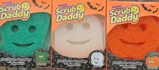 Scrub Daddy Halloween Scrubbers Lot Of 3 Scrubbers Frankenstein, Ghost & Pumpkin