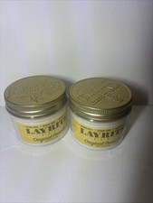 NEW/SEALED Two Cans Layrite Original Hold Pomade 4.25oz