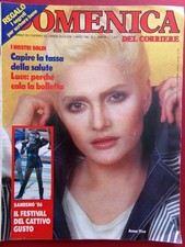 La Domenica del Corriere 1 Marzo 1986 Papa Doc Platini Boniek Sanremo Sandrelli