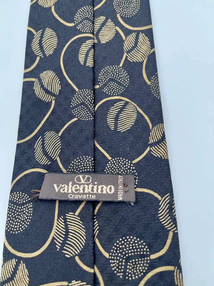 Corbata de hombre Valentino 100 % seda hecha en Italia Foto 4 de 4